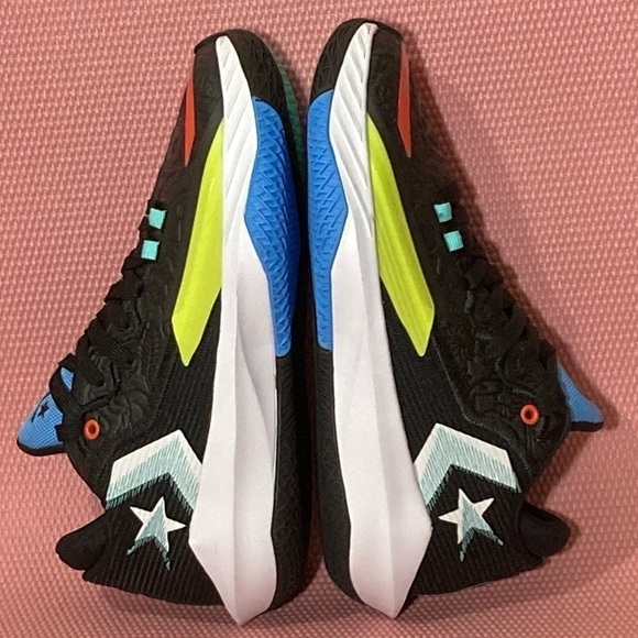 Converse All Star BB Jet Mid Peace Black Basketball Shoes - Mens 7.5 Womens 9 - Picture 5 of 11